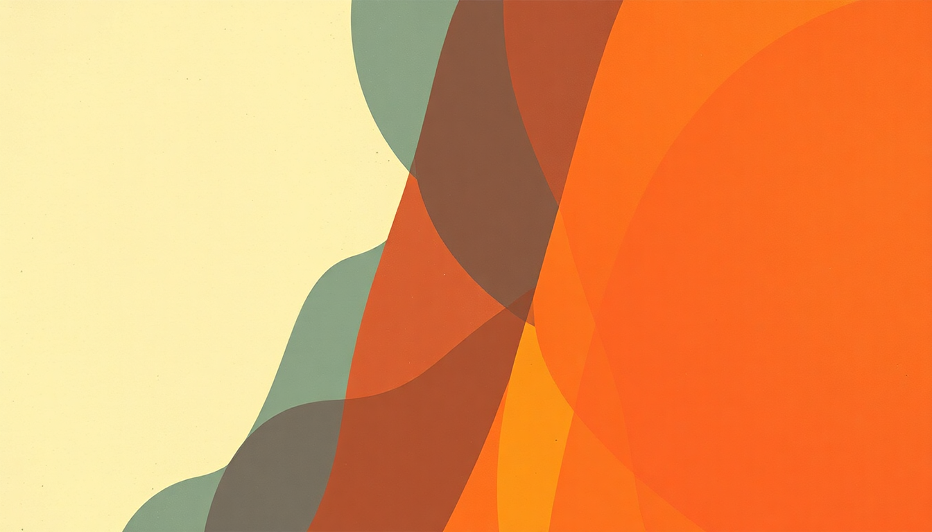 Fan-driven abstract illustration evoking the emotional arc of Isi by Neu!
