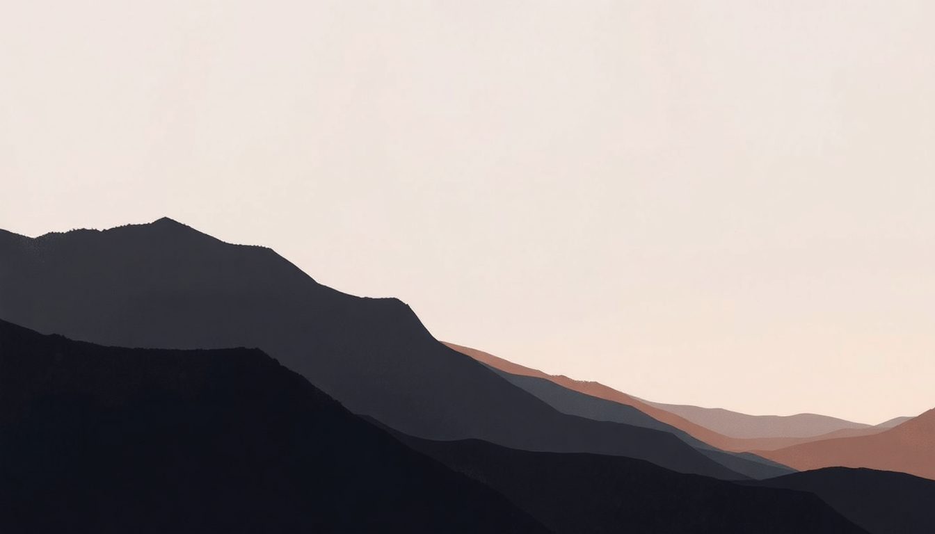 Fan-driven abstract illustration evoking the emotional arc of It Ain't Over by The Black Keys