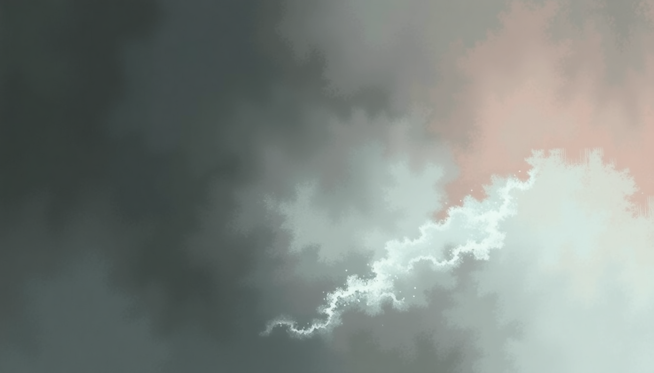 Fan-driven abstract illustration evoking the emotional arc of It Won't Be Long by The Hives