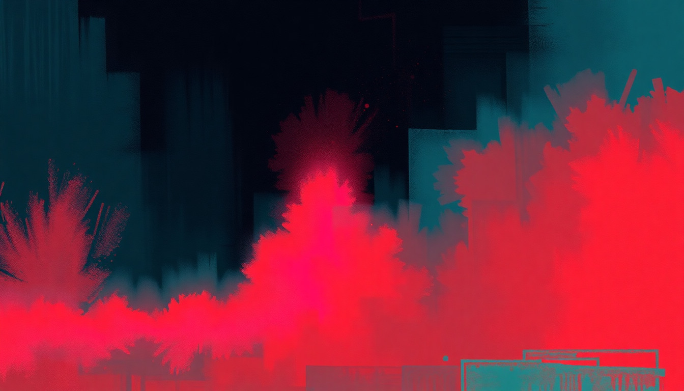 Fan-driven abstract illustration evoking the emotional arc of It's Like That by Run DMC