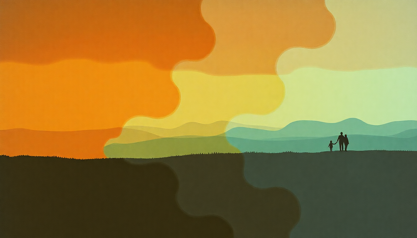 Fan-driven abstract illustration evoking the emotional arc of It's Not Right But It's Okay by Whitney Houston