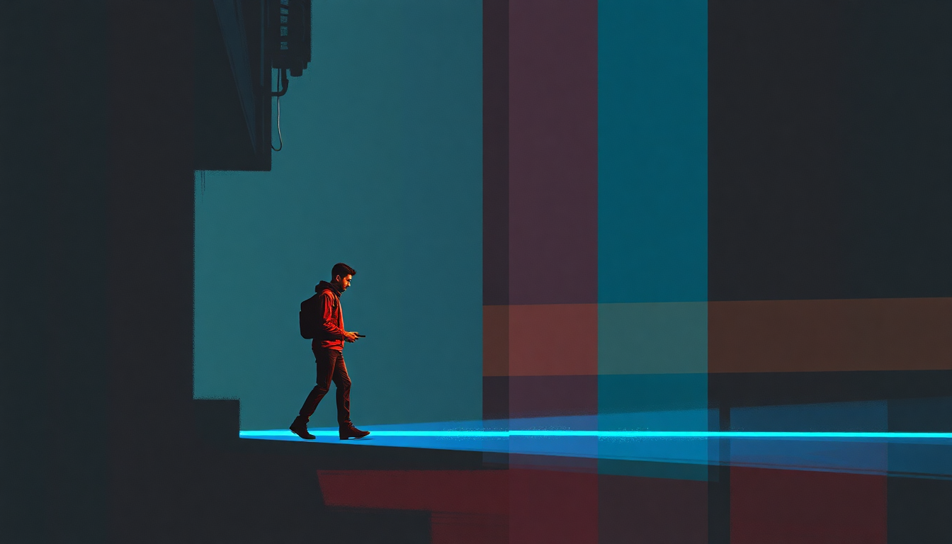 Fan-driven abstract illustration evoking the emotional arc of Ivan Meets G.I. Joe by The Clash