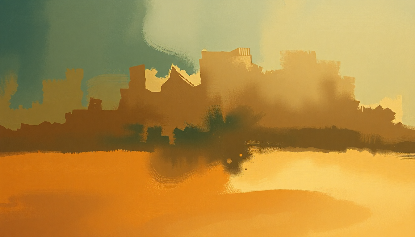Fan-driven abstract illustration evoking the emotional arc of I've Been Loving You Too Long (To Stop Now) by Otis Redding