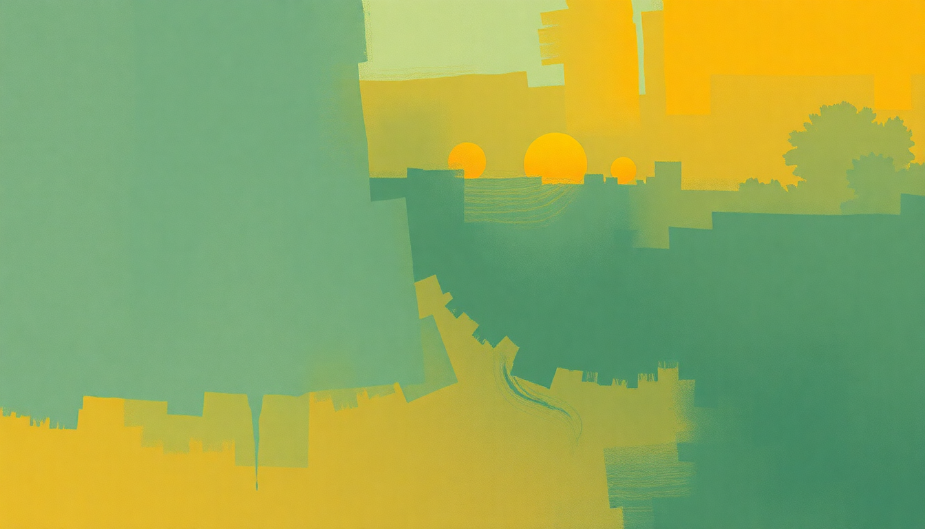 Fan-driven abstract illustration evoking the emotional arc of Jack Of All Trades by Bruce Springsteen
