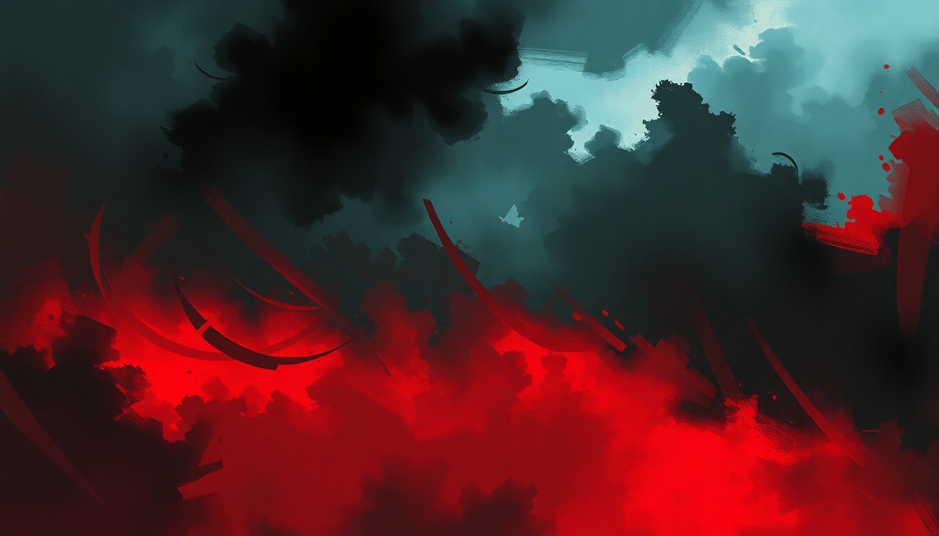 Fan-driven abstract illustration evoking the emotional arc of Jailbait by Motorhead