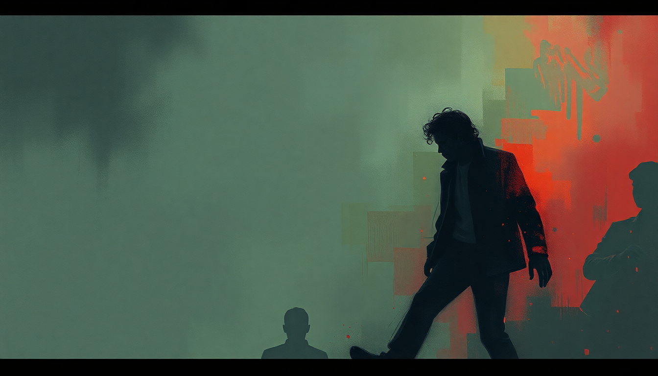Fan-driven abstract illustration evoking the emotional arc of Jam by Michael Jackson
