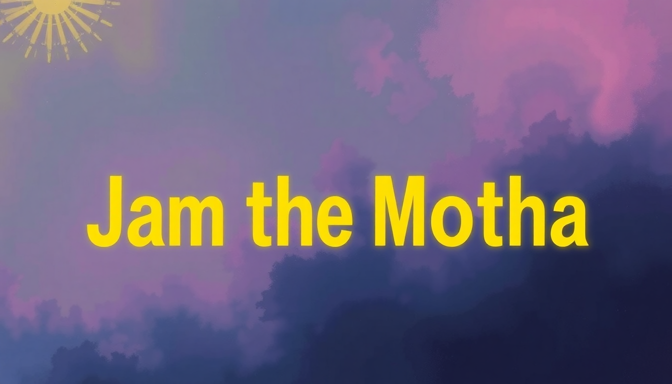 Fan-driven abstract illustration evoking the emotional arc of Jam the Motha by The Gap Band