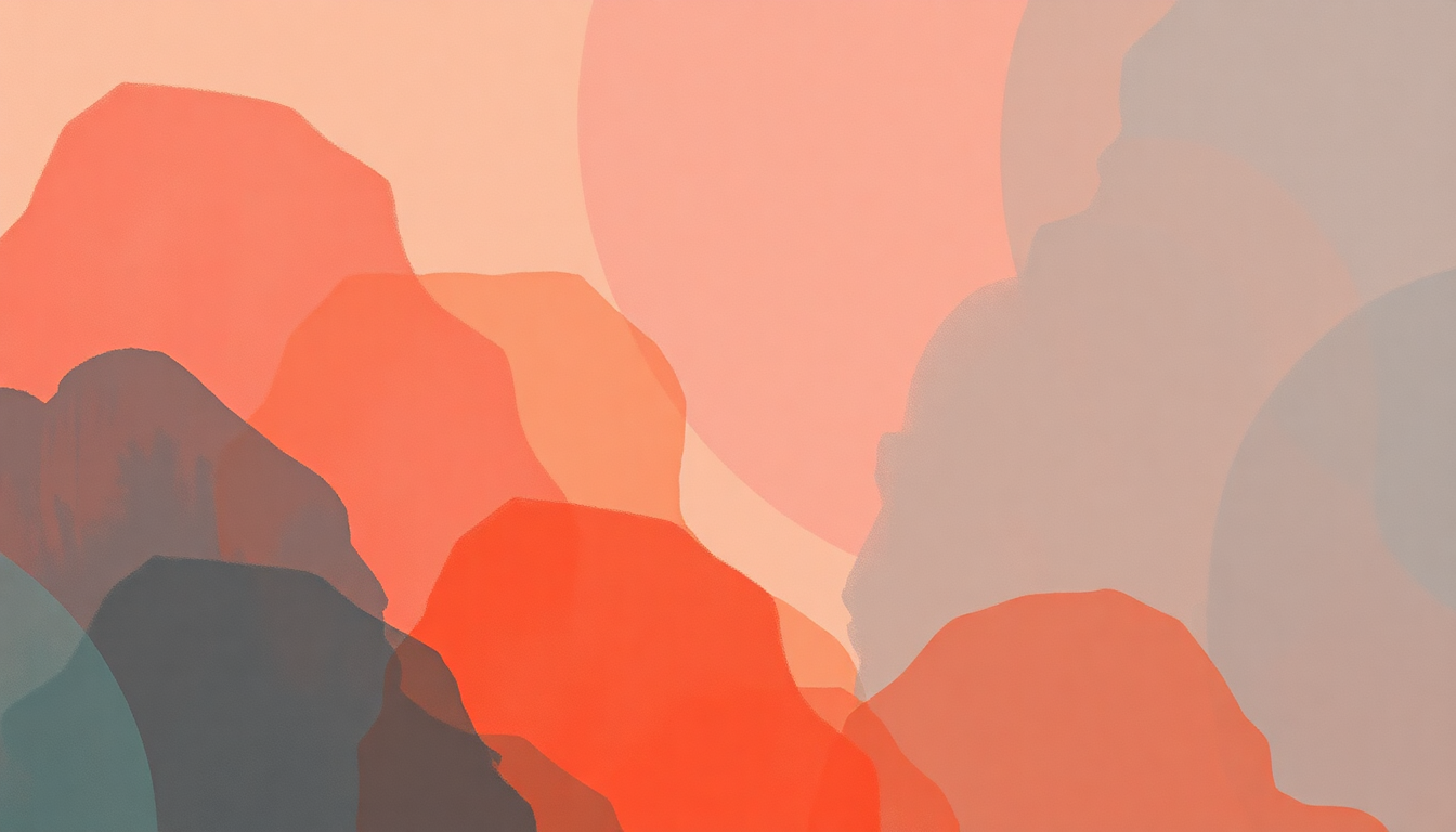 Fan-driven abstract illustration evoking the emotional arc of Jammin by Raheem DeVaughn