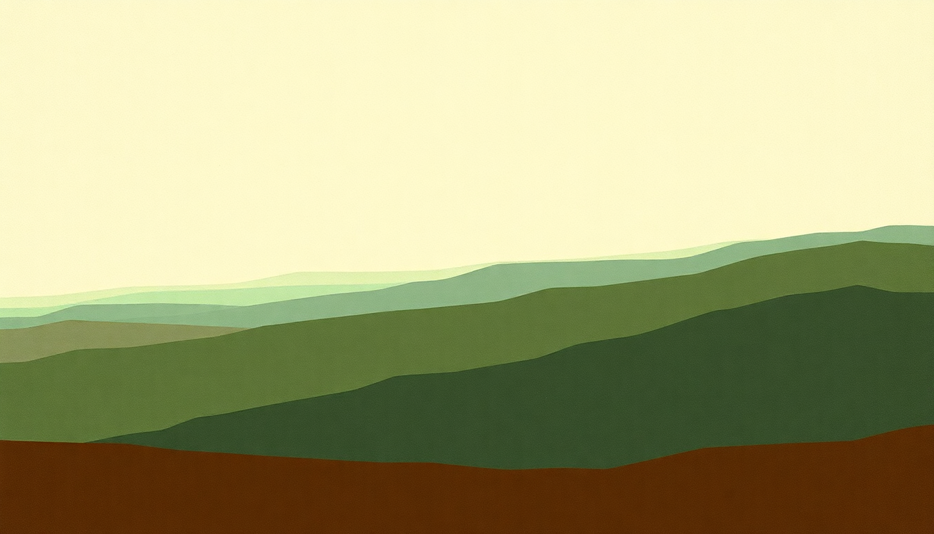 Fan-driven abstract illustration evoking the emotional arc of Jarabi by Toumani Diabate