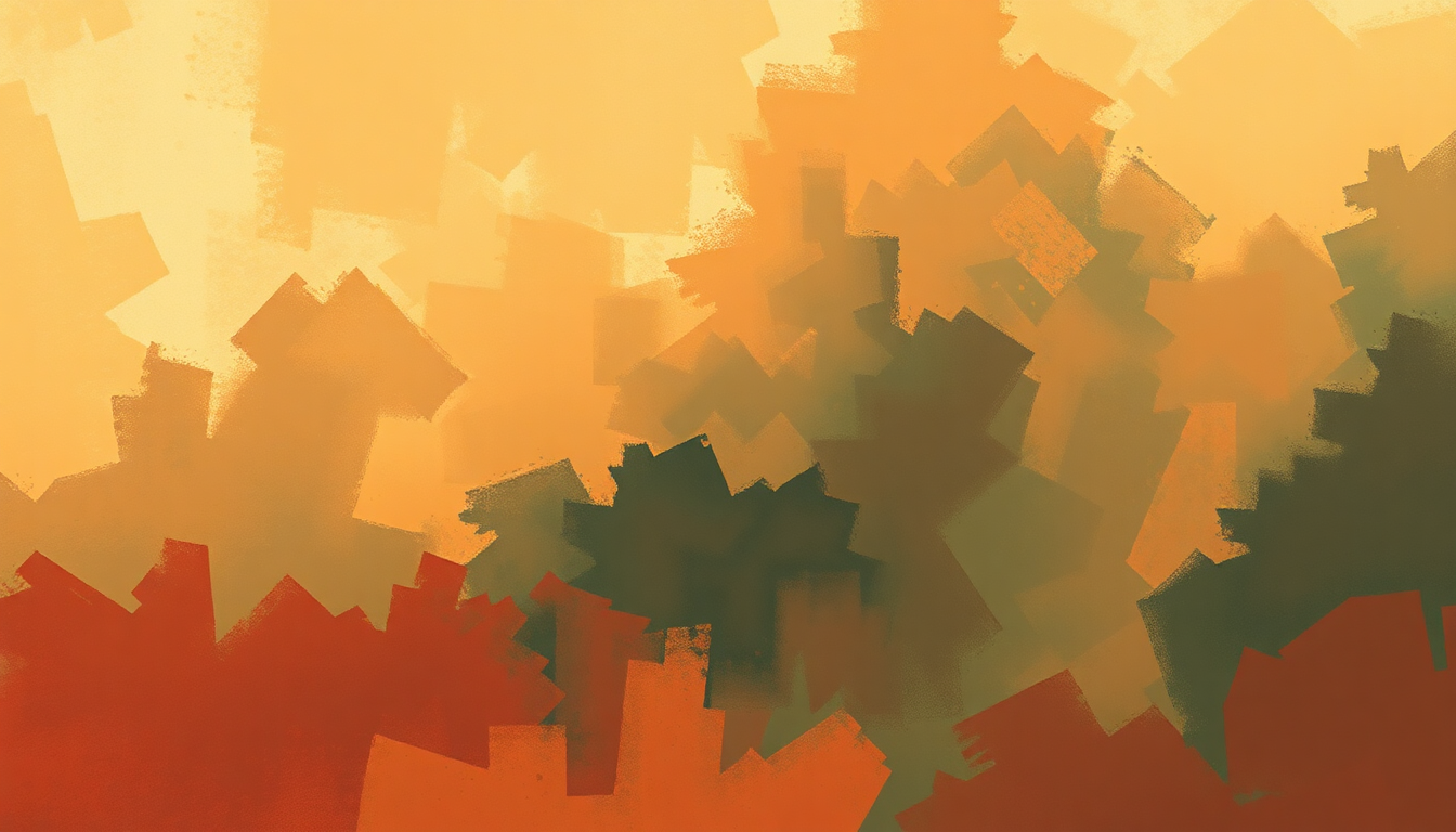 Fan-driven abstract illustration evoking the emotional arc of Jenny, Jenny by Little Richard
