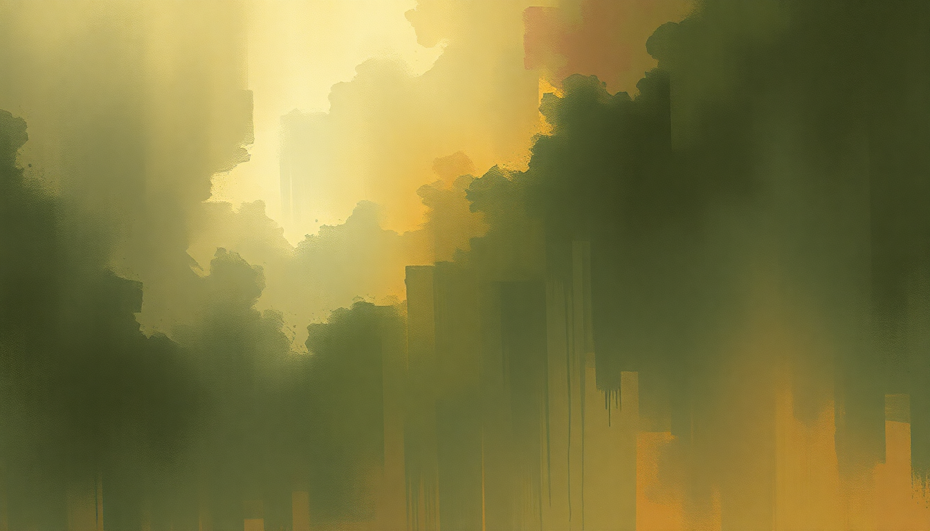 Fan-driven abstract illustration evoking the emotional arc of Jesus Christ Pose by Soundgarden