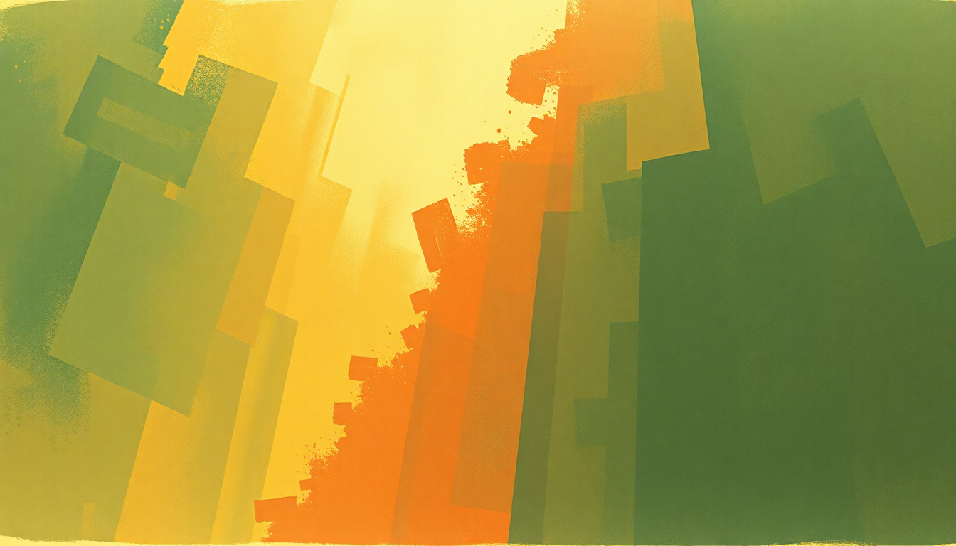 Fan-driven abstract illustration evoking the emotional arc of Jesus Is Just Alright by The Byrds