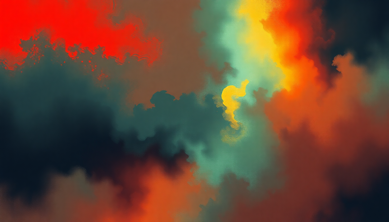 Fan-driven abstract illustration evoking the emotional arc of Jig of Life by Kate Bush
