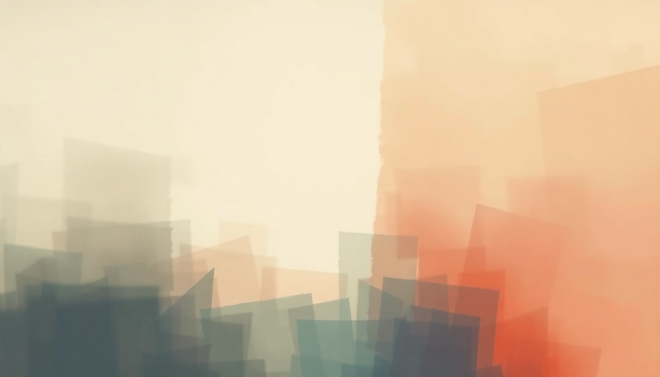 Fan-driven abstract illustration evoking the emotional arc of Jigsaw Falling Into Place by Radiohead