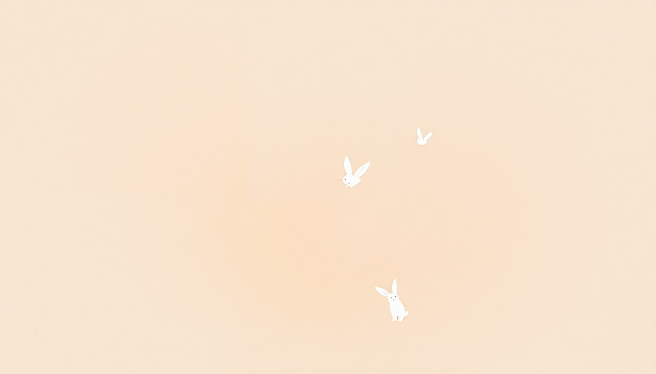 Fan-driven abstract illustration evoking the emotional arc of Oh, John the Rabbit by Elizabeth Mitchell