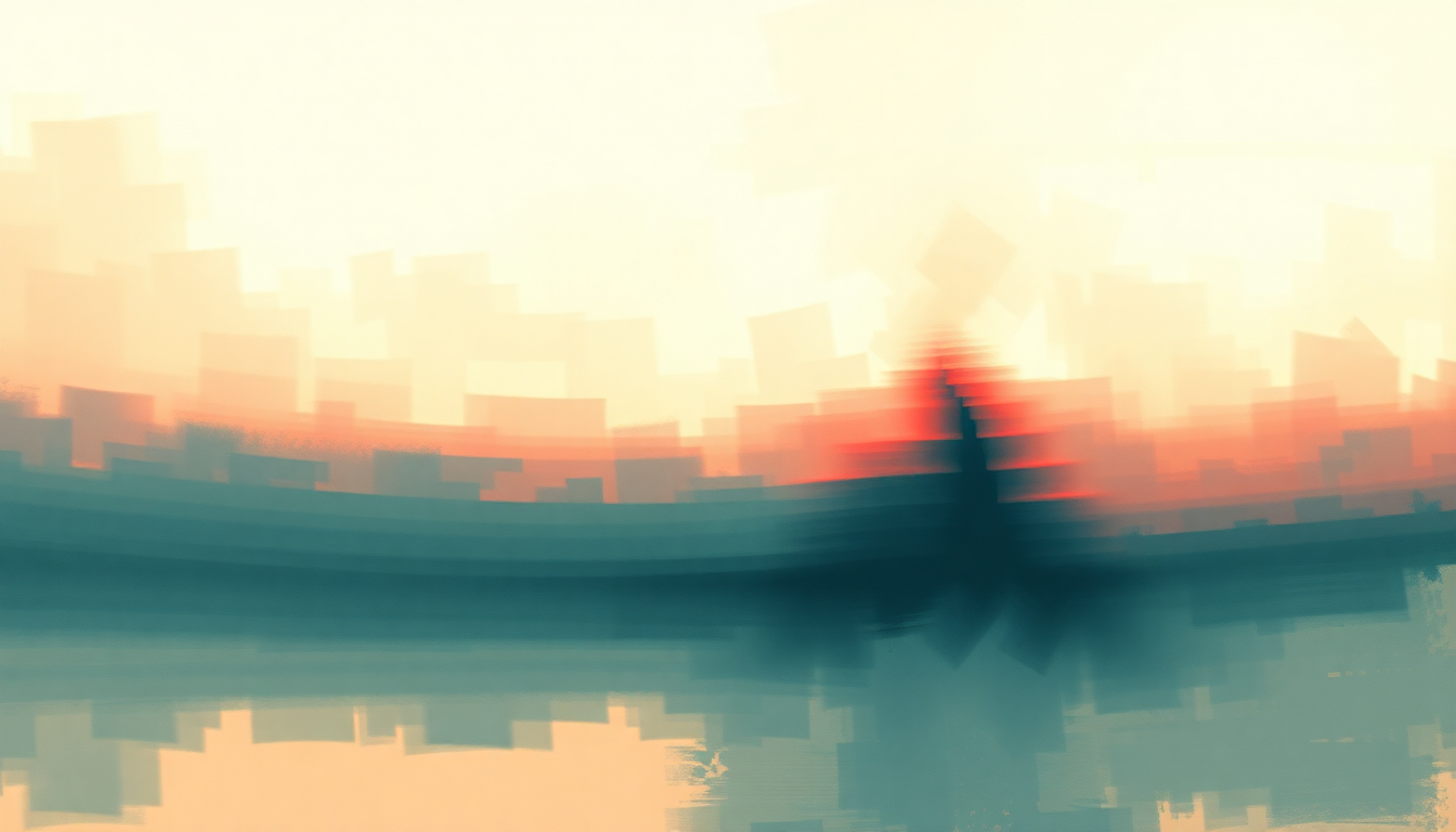 Fan-driven abstract illustration evoking the emotional arc of Joy Ride by The Killers