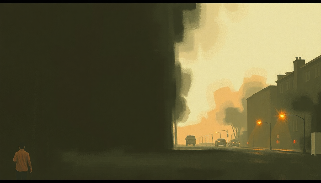 Fan-driven abstract illustration evoking the emotional arc of Jubilee Street by Nick Cave & The Bad Seeds