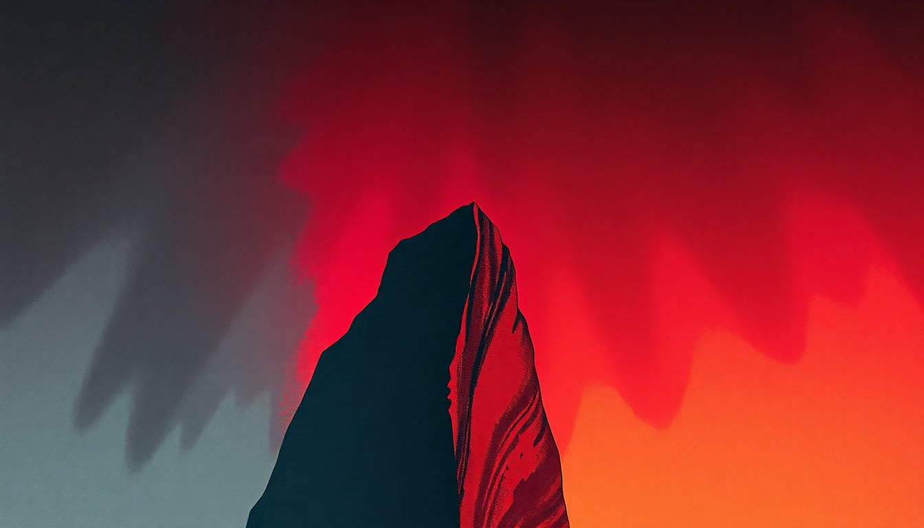 Fan-driven abstract illustration evoking the emotional arc of Juice Know the Ledge by Eric B and Rakim