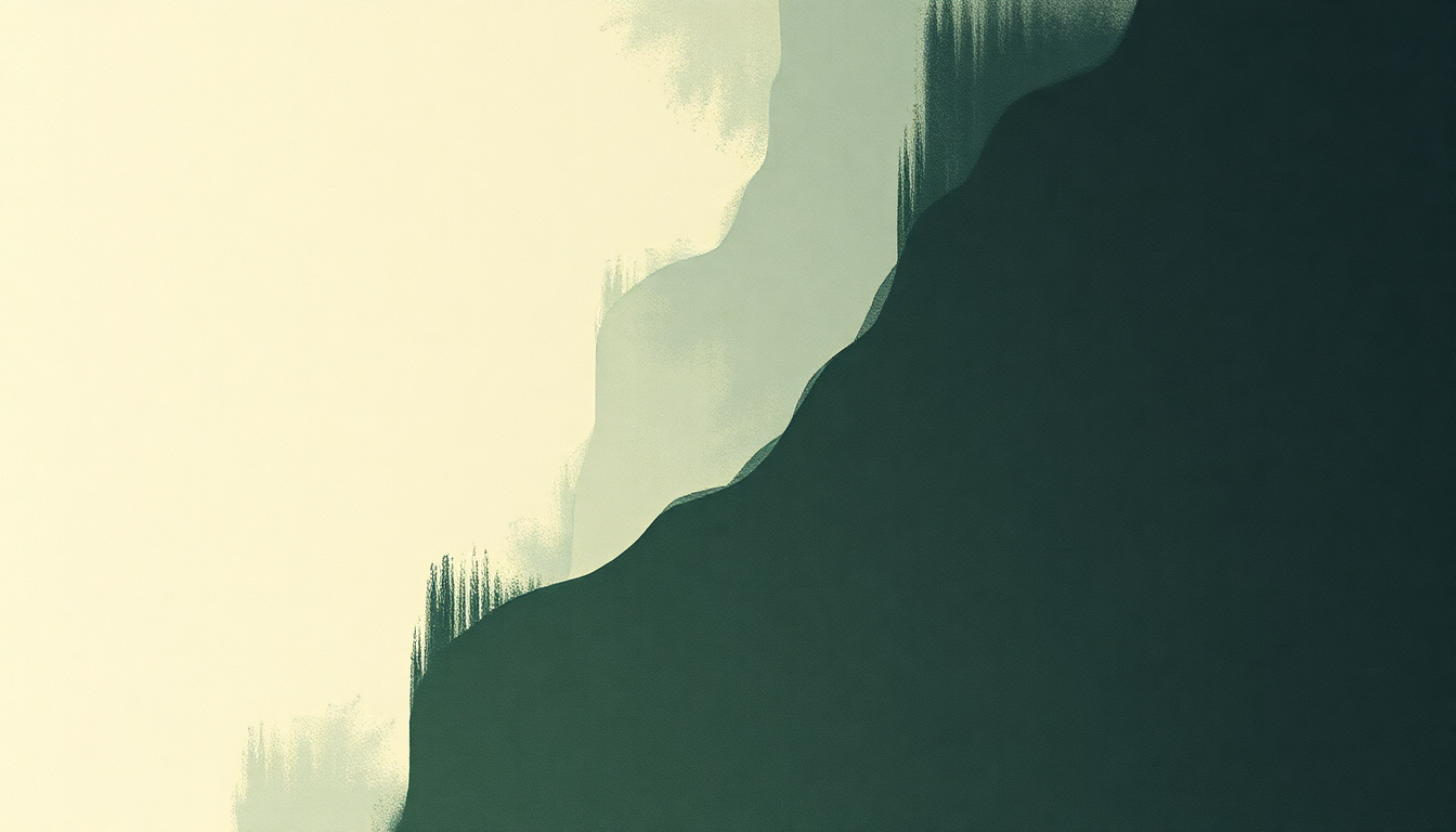 Fan-driven abstract illustration evoking the emotional arc of Jupiter 4 by Sharon Van Etten
