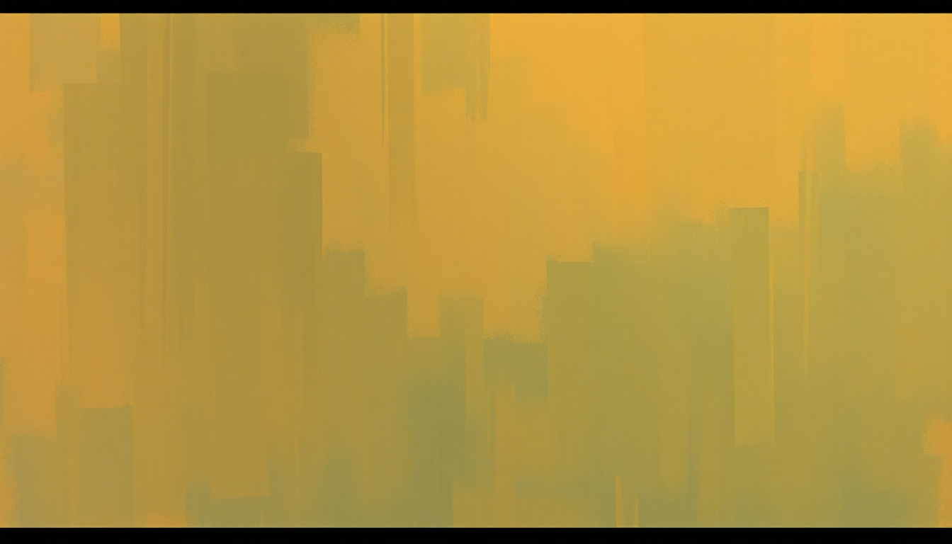 Fan-driven abstract illustration evoking the emotional arc of Just in Time by Tony Bennett