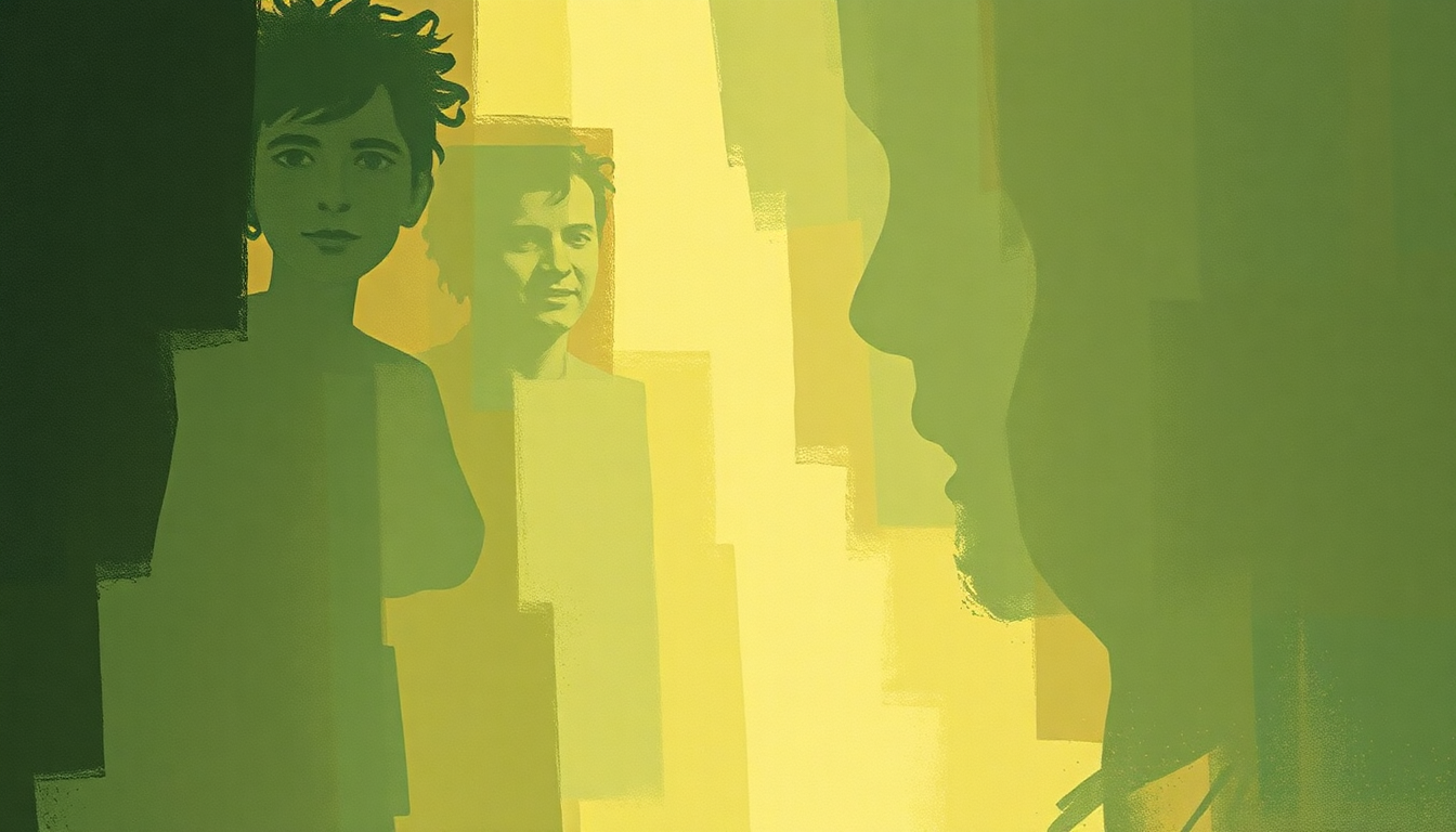Fan-driven abstract illustration evoking the emotional arc of Just Like Tom Thumb's Blues by Bob Dylan
