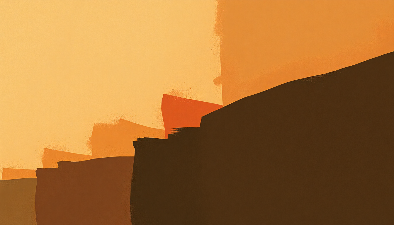 Fan-driven abstract illustration evoking the emotional arc of Just Seven Numbers by The Four Tops