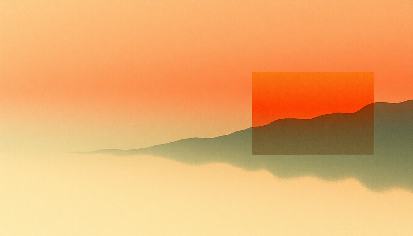 Fan-driven abstract illustration evoking the emotional arc of Just Stand Back by Low