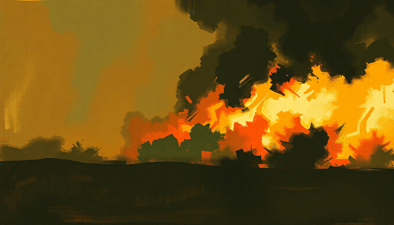 Fan-driven abstract illustration evoking the emotional arc of Keep A-Knockin' by Little Richard