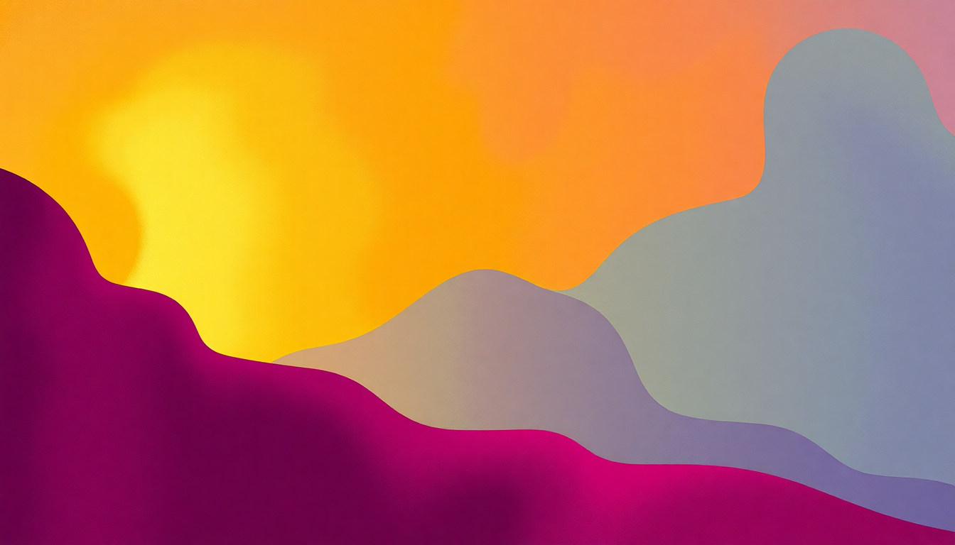 Fan-driven abstract illustration evoking the emotional arc of Keep It Hot by Cameo
