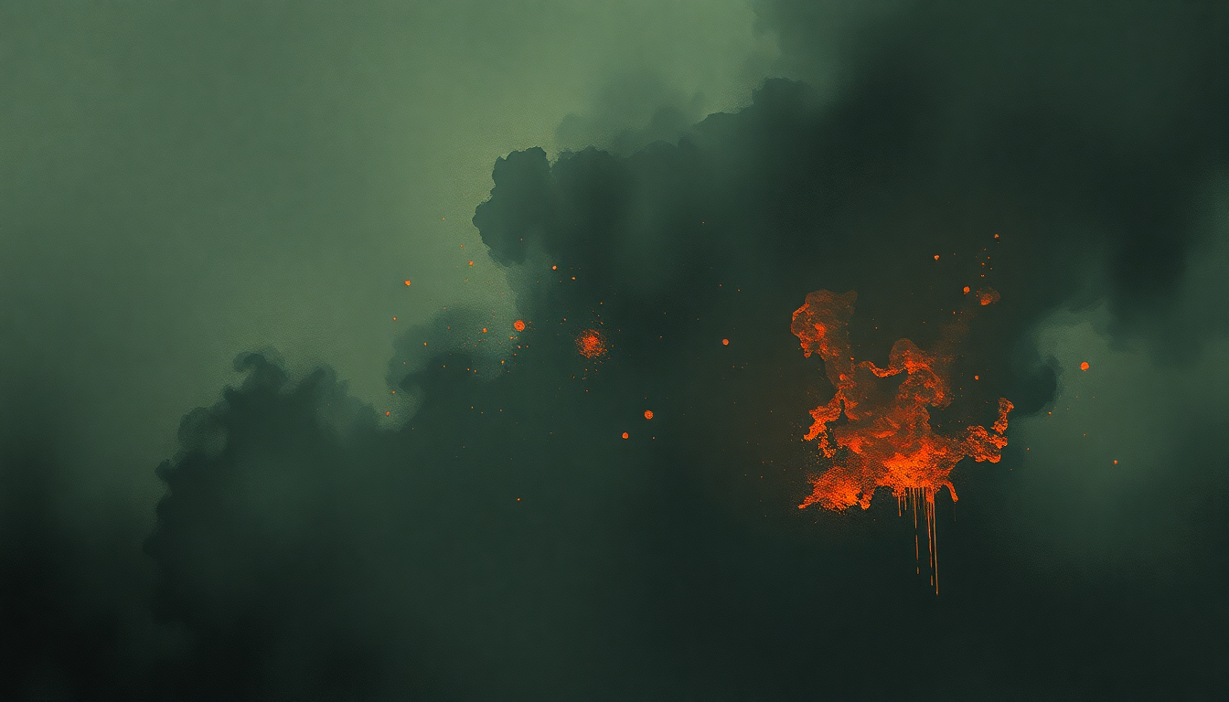 Fan-driven abstract illustration evoking the emotional arc of Keep It in the Family by Anthrax