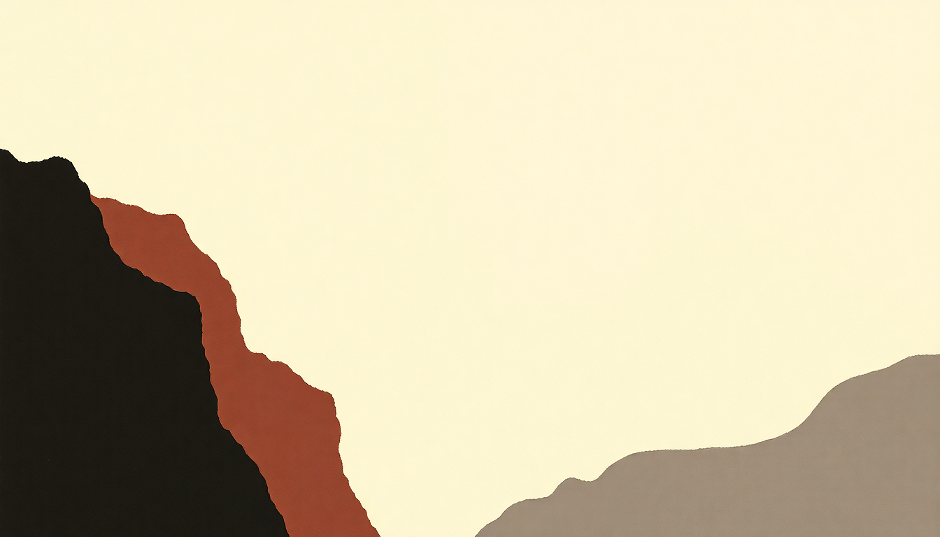 Fan-driven abstract illustration evoking the emotional arc of Kelefaba by Toumani Diabate