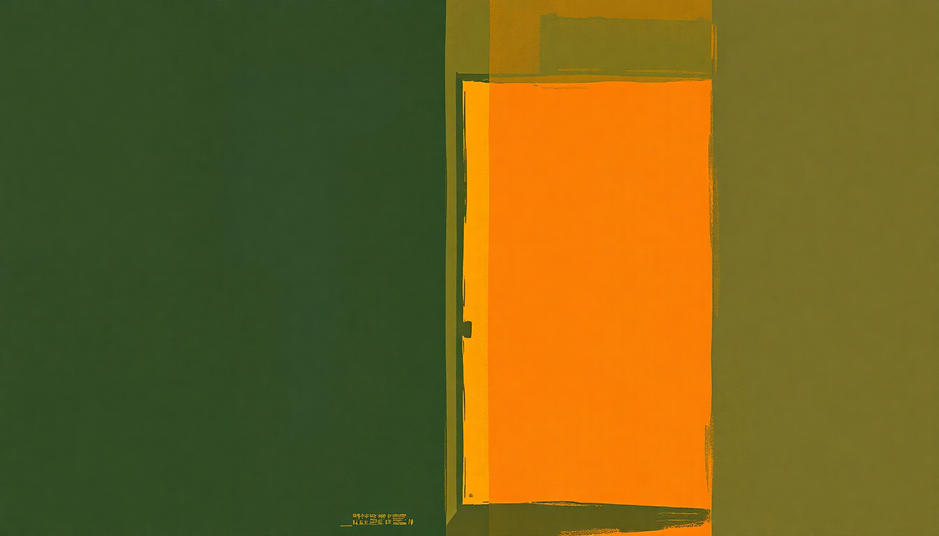 Fan-driven abstract illustration evoking the emotional arc of Kick in the Door by The Notorious B.I.G.