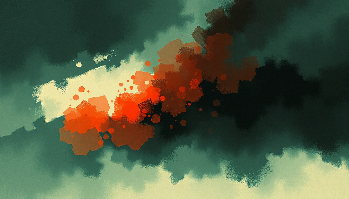 Fan-driven abstract illustration evoking the emotional arc of Kill You by Eminem
