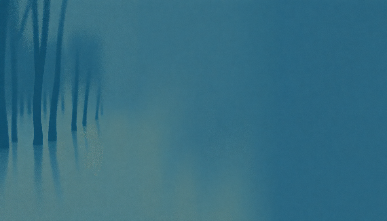 Fan-driven abstract illustration evoking the emotional arc of Kind of Blue by Miles Davis