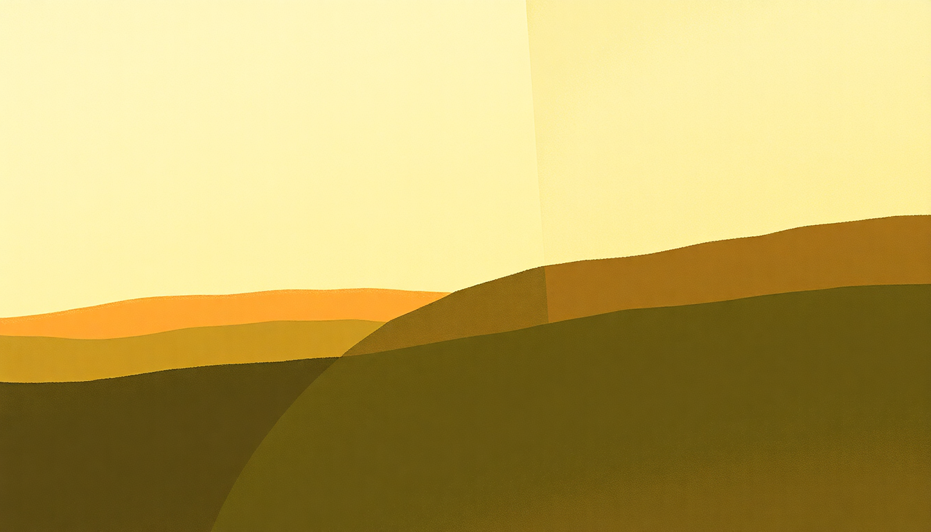 Fan-driven abstract illustration evoking the emotional arc of King Harvest (Has Surely Come) by The Band