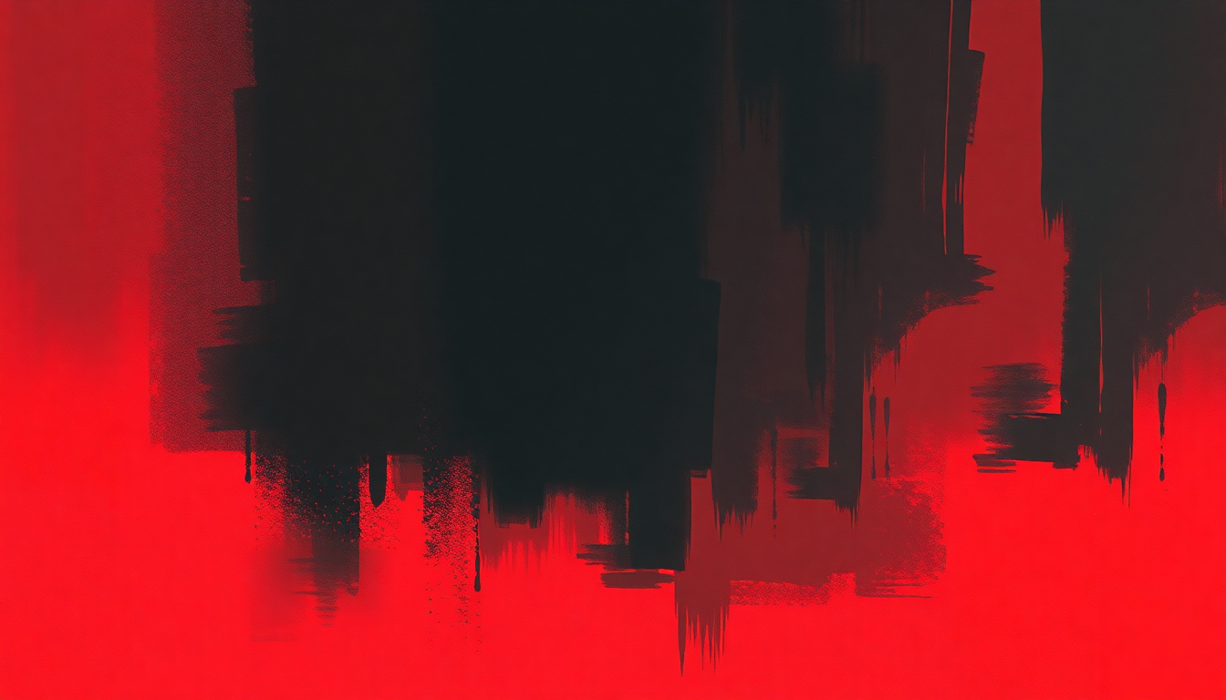 Fan-driven abstract illustration evoking the emotional arc of King of Rock by Run DMC