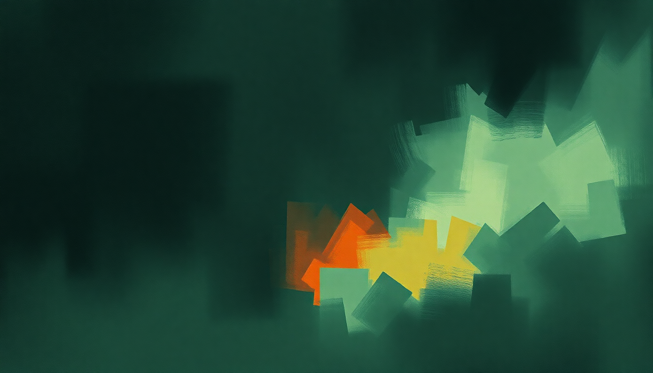 Fan-driven abstract illustration evoking the emotional arc of King Rat by Modest Mouse