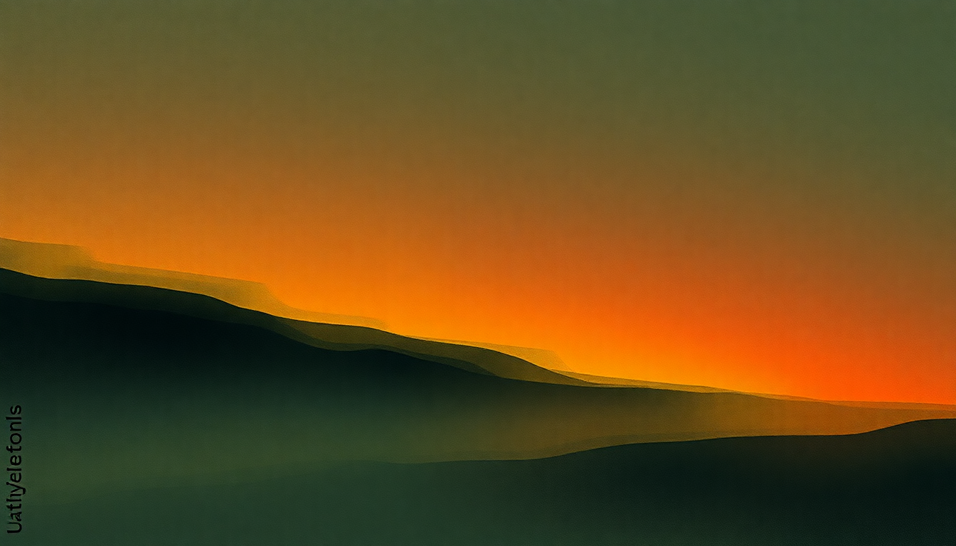 Fan-driven abstract illustration evoking the emotional arc of King's Approach by Slint