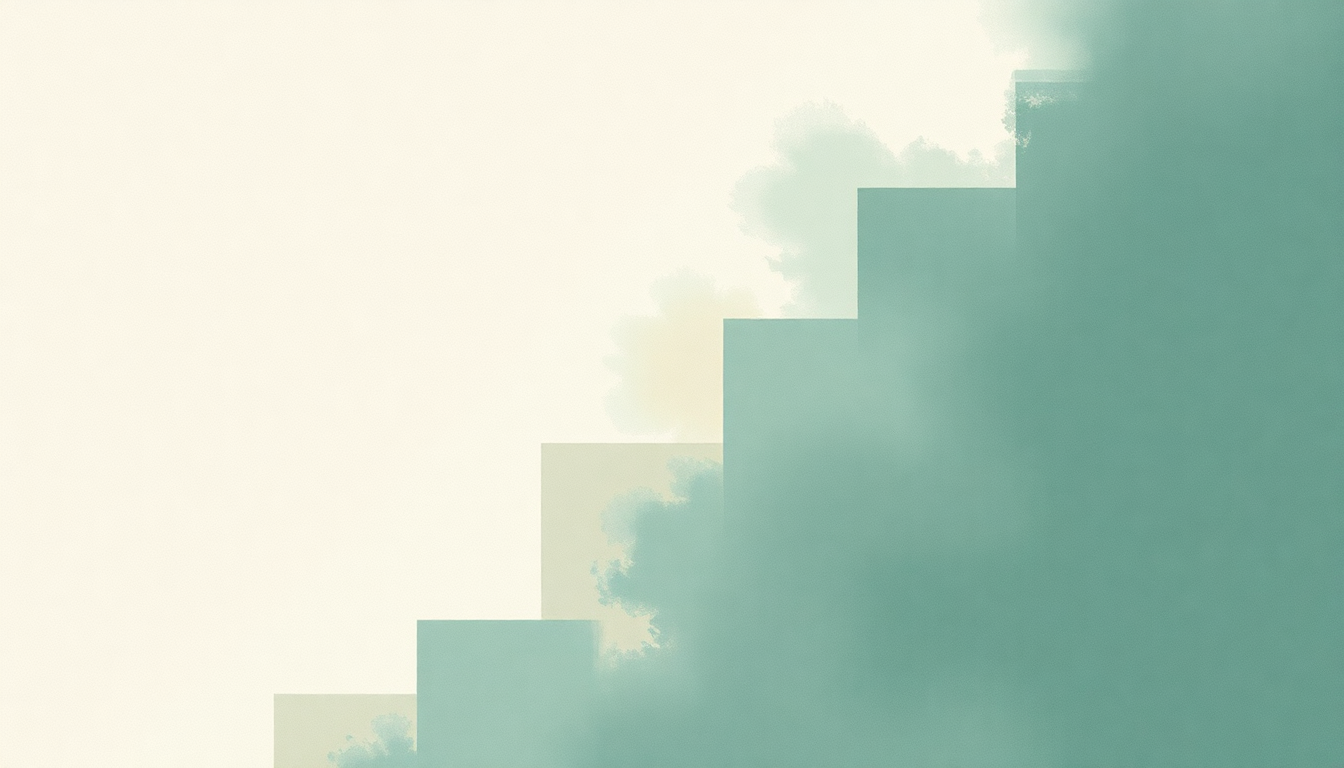 Fan-driven abstract illustration evoking the emotional arc of Knife by Razorlight