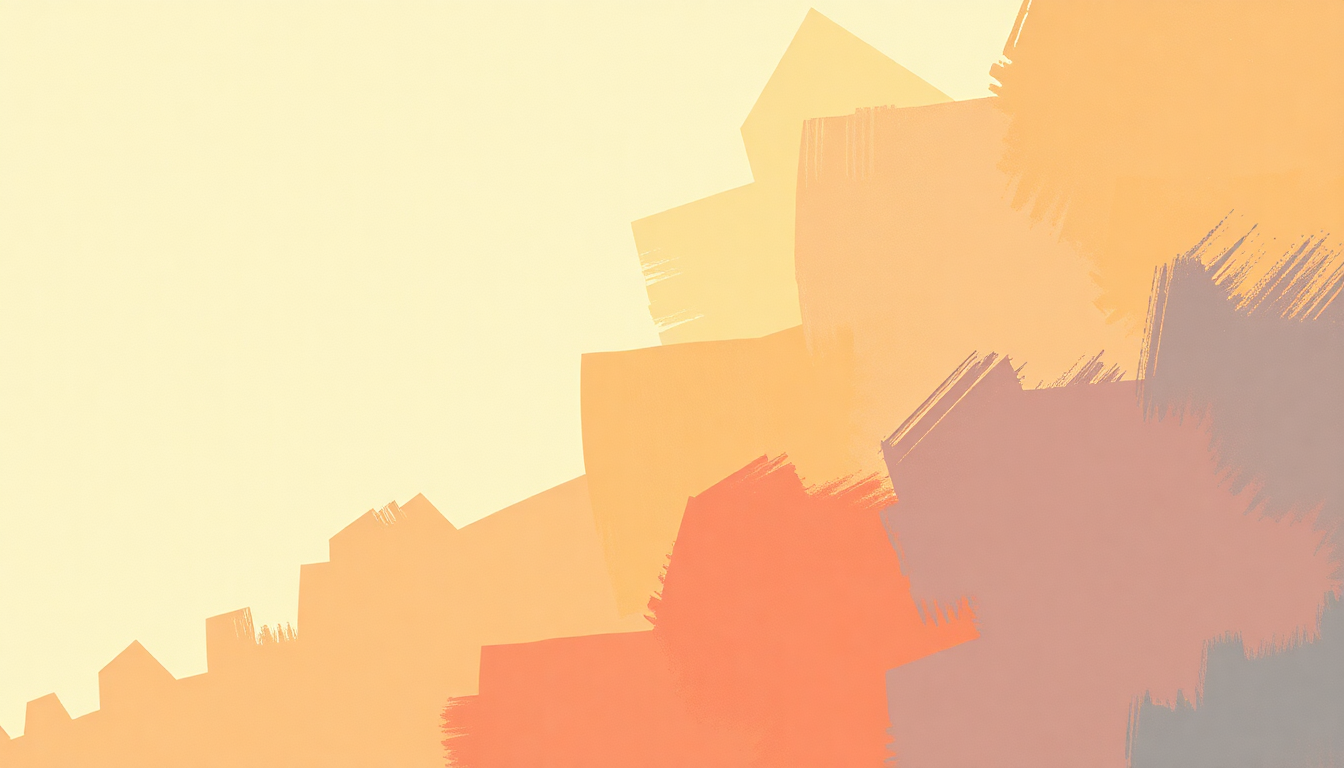 Fan-driven abstract illustration evoking the emotional arc of Knock Knock Knock by Spoon
