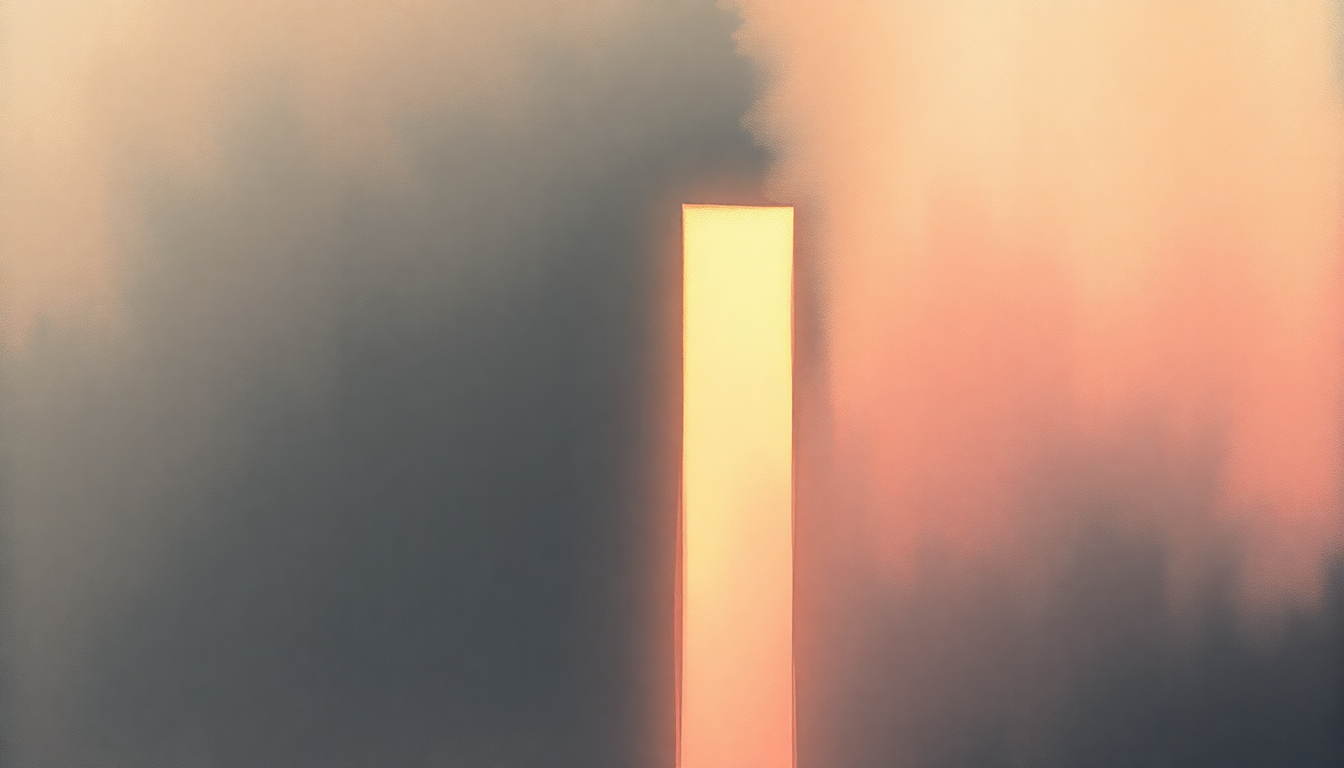 Fan-driven abstract illustration evoking the emotional arc of Knockin' on Heaven's Door by Bob Dylan
