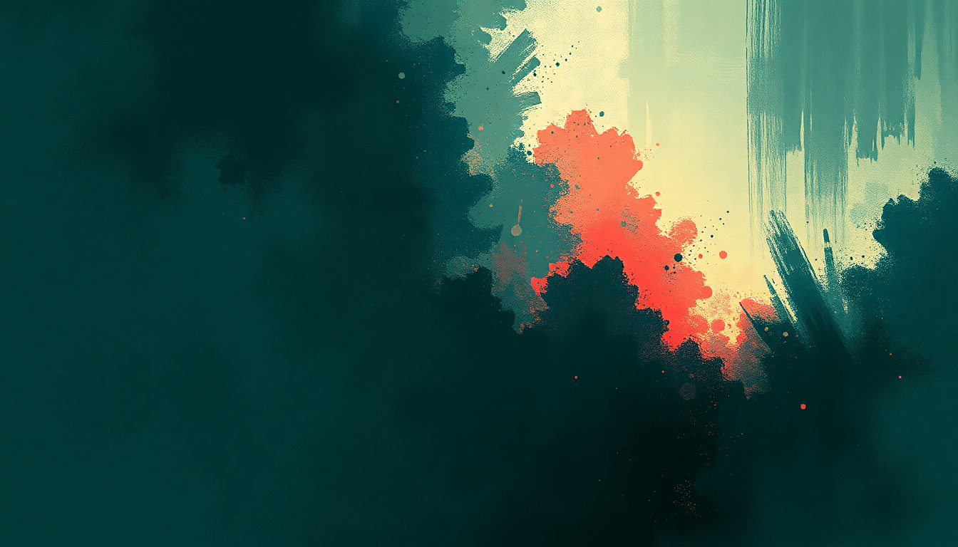 Fan-driven abstract illustration evoking the emotional arc of Know Your Enemy by Green Day