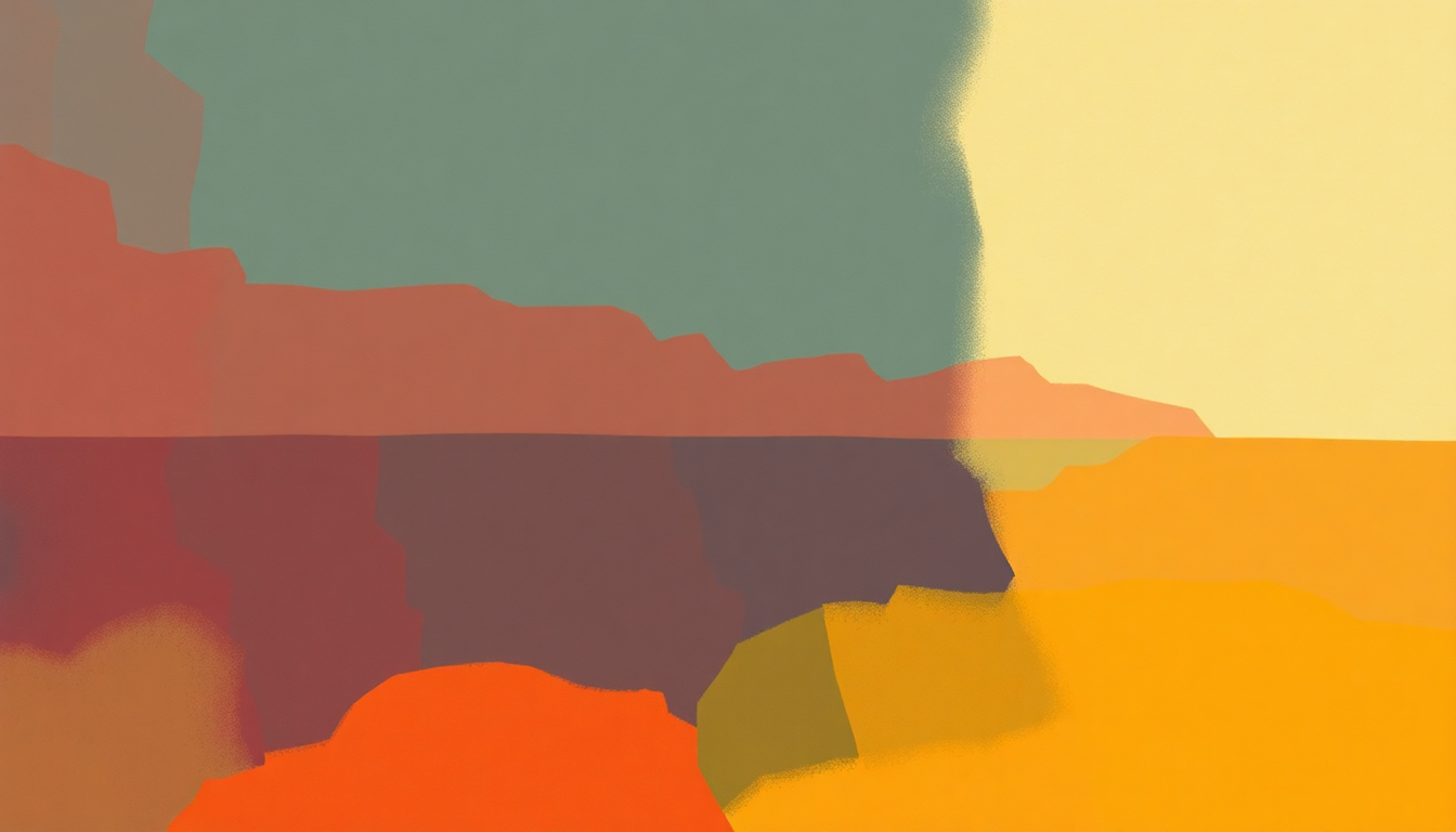 Fan-driven abstract illustration evoking the emotional arc of KOD by J. Cole