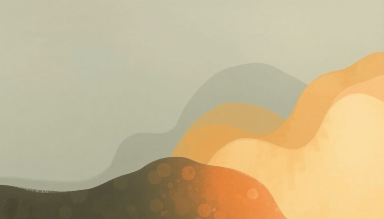 Fan-driven abstract illustration evoking the emotional arc of Kong by Bonobo