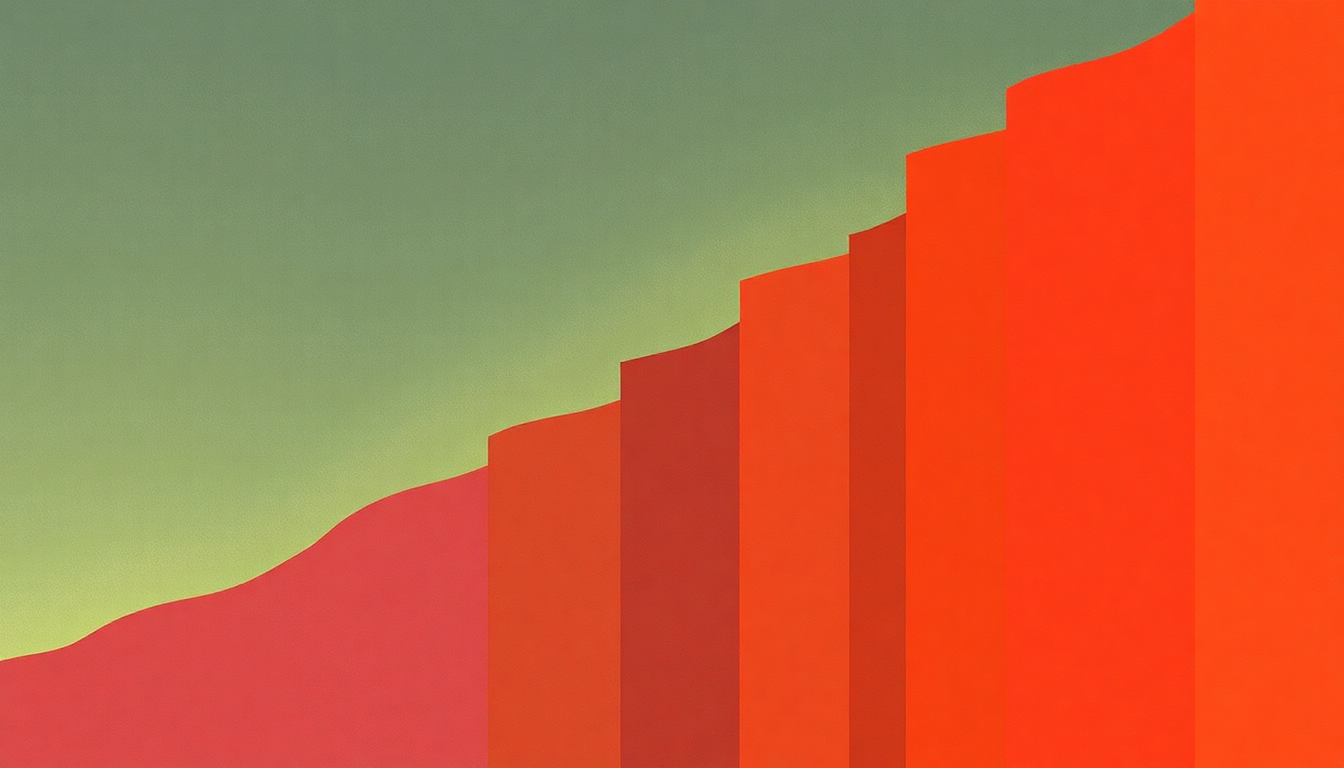 Fan-driven abstract illustration evoking the emotional arc of Krautrock by Faust