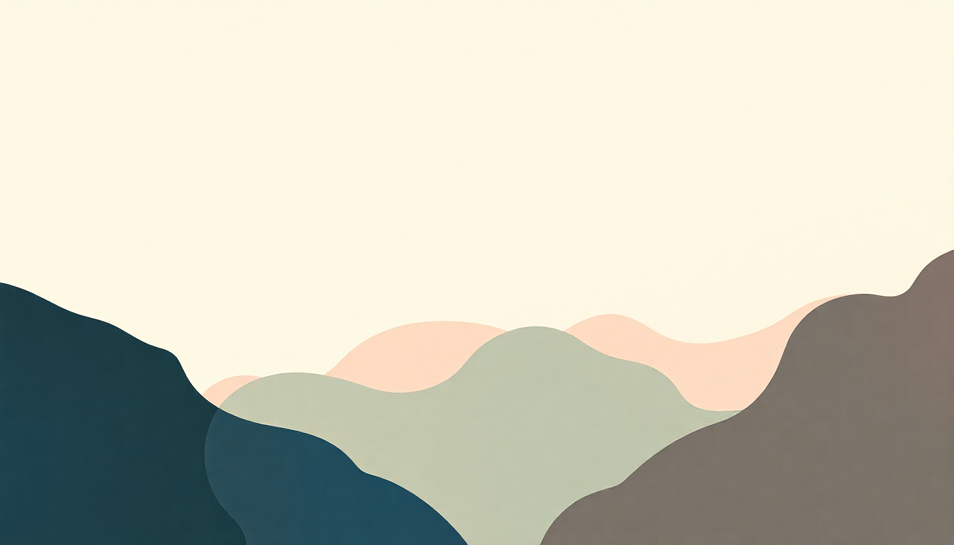 Fan-driven abstract illustration evoking the emotional arc of KV Crimes by Kurt Vile
