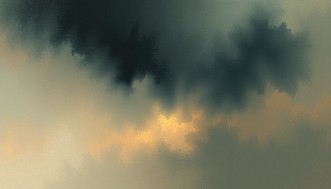 Fan-driven abstract illustration evoking the emotional arc of La Bohème Aria by Maria Callas