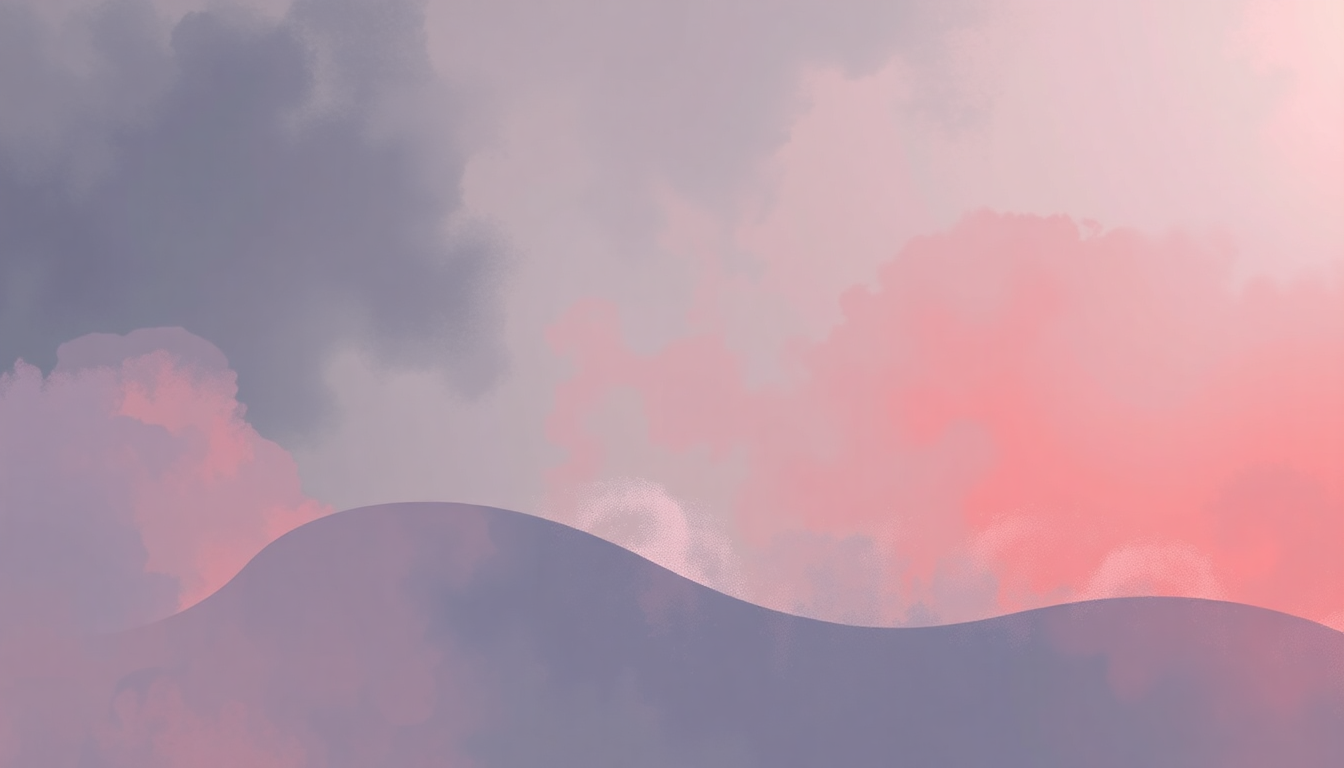 Fan-driven abstract illustration evoking the emotional arc of La Cama by Natti Natasha & Ozuna