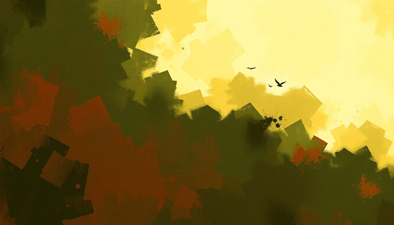 Fan-driven abstract illustration evoking the emotional arc of La Negra Tiene Tumbao by Celia Cruz