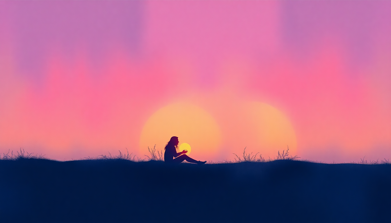 Fan-driven abstract illustration evoking the emotional arc of Lady by Kenny Rogers